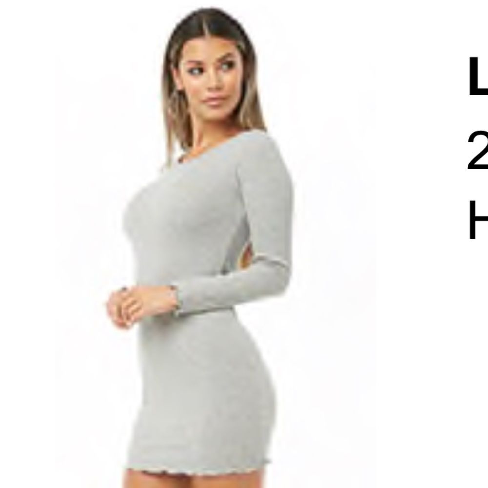 Gray Mini dress forever 21